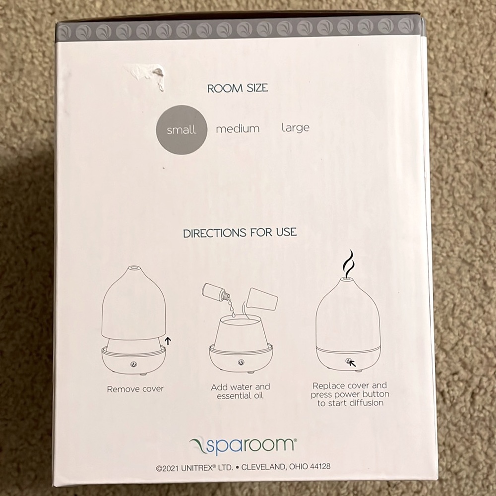 Spa Room Small Essential Oil Diffuser - Picture 2 of 4